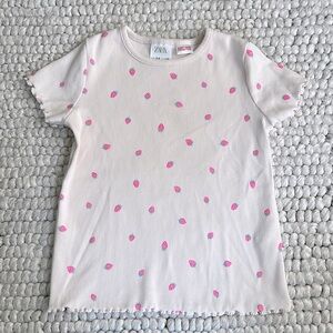 Zara rib fruit tshirt 5-6